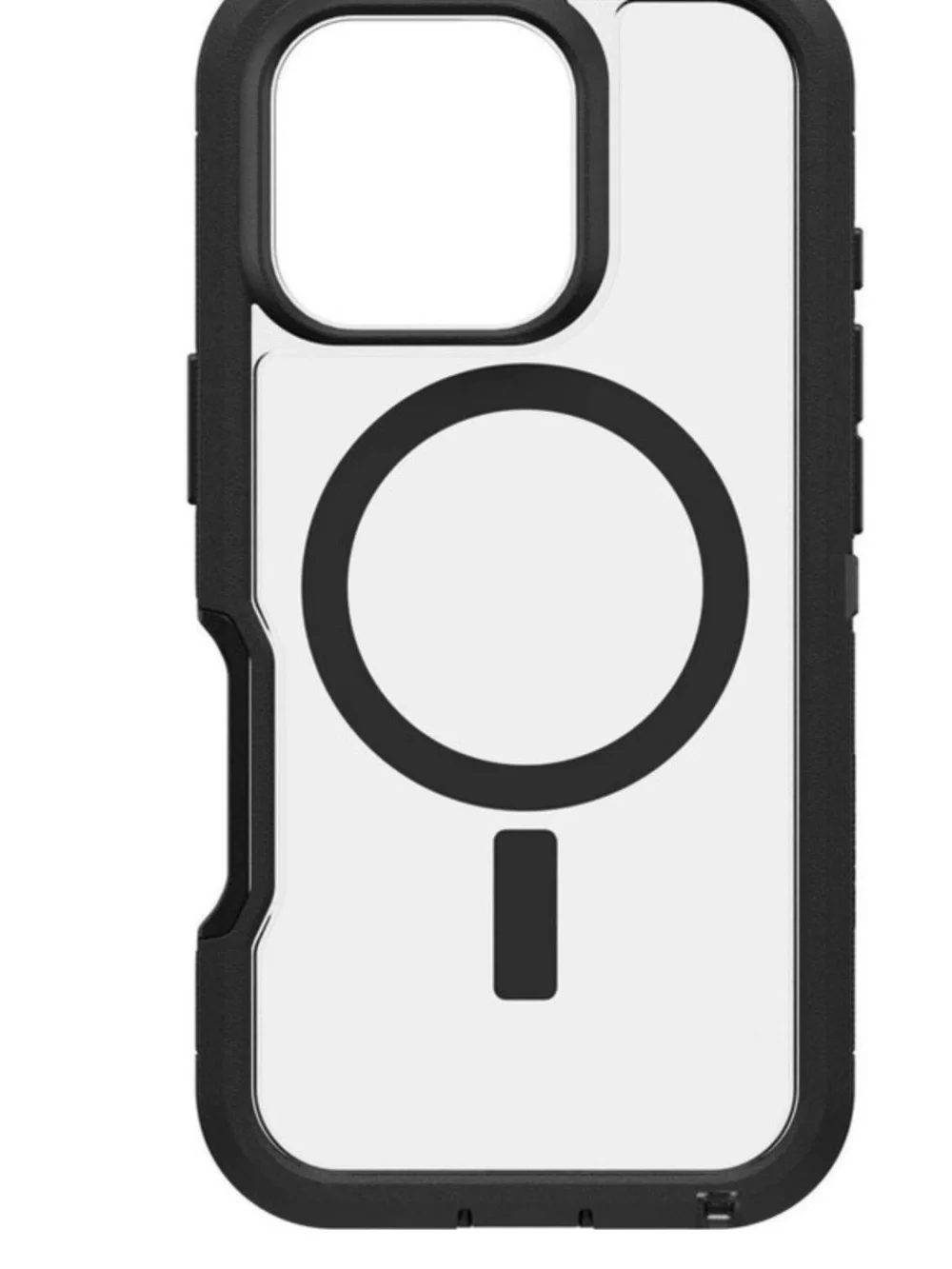 OtterBox Defender Pro XT Case for iPhone 16 Plus - Clear and Black
